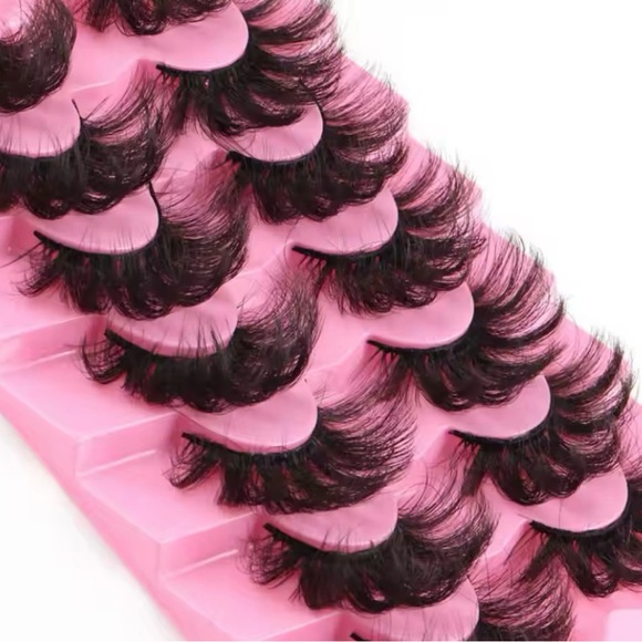 7 Pairs Dramatic 3D Mink False Eyelashes - Picture 3 of 5